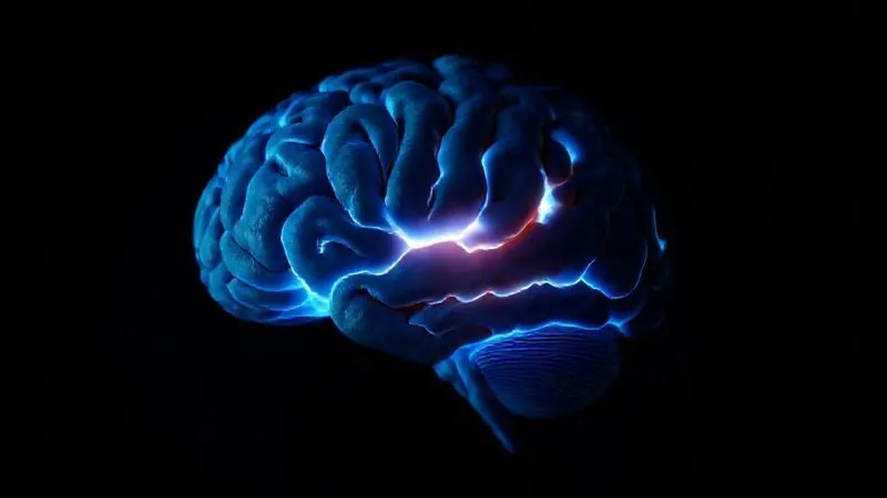 A photorealistic, 8K, professional photography, cinematic lighting, sharp focus, depth of field, shot on a high-end DSLR, showing a stylized brain with different colored layers representing sleep stages (light blue for REM, dark blue for deep sleep), with a glowing core for deep sleep. The background is dark and serene. A photorealistic, 8K, professional photography, cinematic lighting, sharp focus, depth of field, shot on a high-end DSLR, showing a stylized brain with different colored layers representing sleep stages (light blue for REM, dark blue for deep sleep), with a glowing core for deep sleep. The background is dark and serene.
